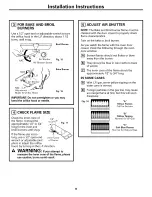 Preview for 9 page of GE JGRP20 Installation Instruction