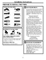 Предварительный просмотр 2 страницы GE JGRS06BEJ Installation Instructions Manual