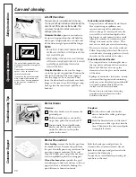 Предварительный просмотр 26 страницы GE JGRS06BEJ Owner'S Manual