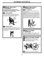 Предварительный просмотр 5 страницы GE JGS905BEKBB Installation Instructions Manual