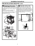 Предварительный просмотр 6 страницы GE JGS905BEKBB Installation Instructions Manual