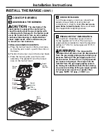 Предварительный просмотр 12 страницы GE JGS905BEKBB Installation Instructions Manual