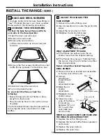 Предварительный просмотр 14 страницы GE JGS905BEKBB Installation Instructions Manual