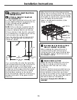 Предварительный просмотр 15 страницы GE JGS905BEKBB Installation Instructions Manual