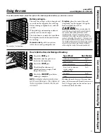 Предварительный просмотр 11 страницы GE JGS968BEKBB Owner'S Manual