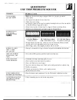 Preview for 33 page of GE JGSP20GER Use And Care Manual