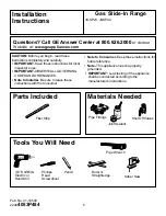 GE JGSP23 Installation Instructions Manual preview