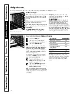 Предварительный просмотр 12 страницы GE JGSP28 Owner'S Manual