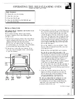 Preview for 25 page of GE JGSP30 Use And Care Manual