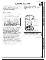 Preview for 29 page of GE JGSP30 Use And Care Manual