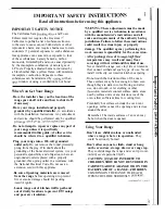 Preview for 3 page of GE JGSP30GER Use And Care Manual