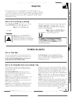 Preview for 13 page of GE JGSP30GER Use And Care Manual