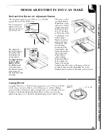 Preview for 31 page of GE JGSP30GER Use And Care Manual