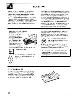 Preview for 22 page of GE JGSP32 Use And Care Manual