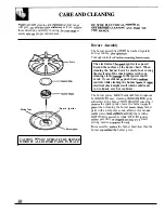 Предварительный просмотр 30 страницы GE JGSP32 Use And Care Manual