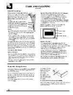 Предварительный просмотр 32 страницы GE JGSP32 Use And Care Manual