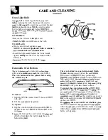 Предварительный просмотр 34 страницы GE JGSP32 Use And Care Manual