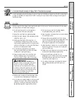 Preview for 5 page of GE JGSS05DEMBB Owner'S Manual & Installation Instructions