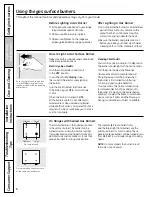 Preview for 8 page of GE JGSS05DEMBB Owner'S Manual & Installation Instructions