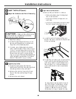 Preview for 38 page of GE JGSS05DEMBB Owner'S Manual & Installation Instructions