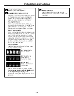 Preview for 40 page of GE JGSS05DEMBB Owner'S Manual & Installation Instructions