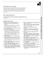 Preview for 25 page of GE JHP56 Use And Care Manual