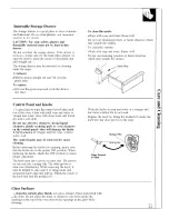 Preview for 31 page of GE JHP56 Use And Care Manual