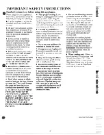 Preview for 3 page of GE JHP56D Use And Care Manual