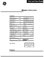 Preview for 1 page of GE JHP64G Use And Care Manual