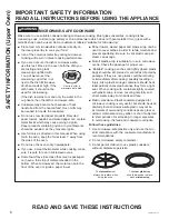 Preview for 6 page of GE JK3800 Owner'S Manual