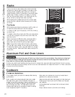 Preview for 20 page of GE JK3800 Owner'S Manual