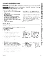 Preview for 23 page of GE JK3800DHBB Owner'S Manual