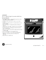 Preview for 3 page of GE JK5000SFSS Dimensions And Installation Information