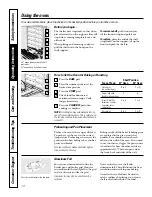 Preview for 10 page of GE JK910 Owner'S Manual