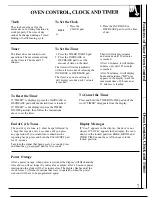 Preview for 7 page of GE JKP13 Use And Care Manual