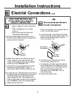 Preview for 9 page of GE JKP15 Series Installation Instructions Manual