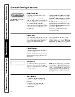 Preview for 20 page of GE JKP15 Series Owner'S Manual