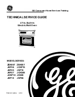 GE JKP18 Series Technical Service Manual preview