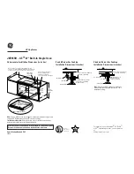 Preview for 2 page of GE JKP25SHSS Dimension Manual