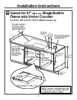 Preview for 6 page of GE JKP30BMBB Installation Instructions Manual