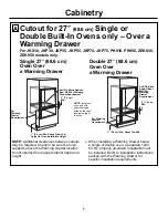 Preview for 7 page of GE JKP30BMBB Installation Instructions Manual