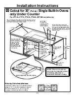 Preview for 11 page of GE JKP30BMBB Installation Instructions Manual