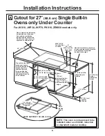 Preview for 6 page of GE JKP70BMBB Installation Instructions Manual