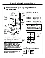 Preview for 9 page of GE JKP70BMBB Installation Instructions Manual