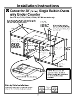 Предварительный просмотр 11 страницы GE JKP70BMBB Installation Instructions Manual