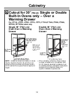 Preview for 12 page of GE JKP70BMBB Installation Instructions Manual