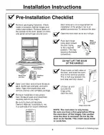 Preview for 3 page of GE JKP86 Installation Instructions Manual