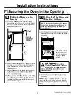 Preview for 9 page of GE JKP90 Installation Instructions Manual