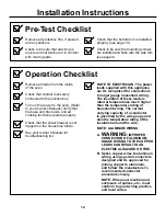 Preview for 12 page of GE JKP90 Installation Instructions Manual