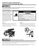 Preview for 2 page of GE JM250 Owner'S Manual